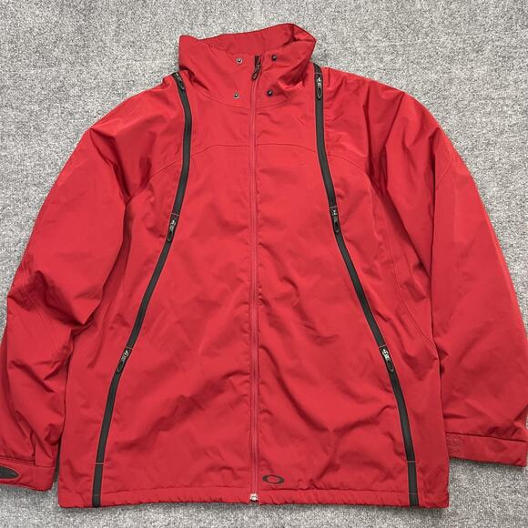 VTG Oakley Nitro Fuel 2 Jacket Mens 2XL Red Tactical Field Gear Waterproof Ski - Picture 1 of 13